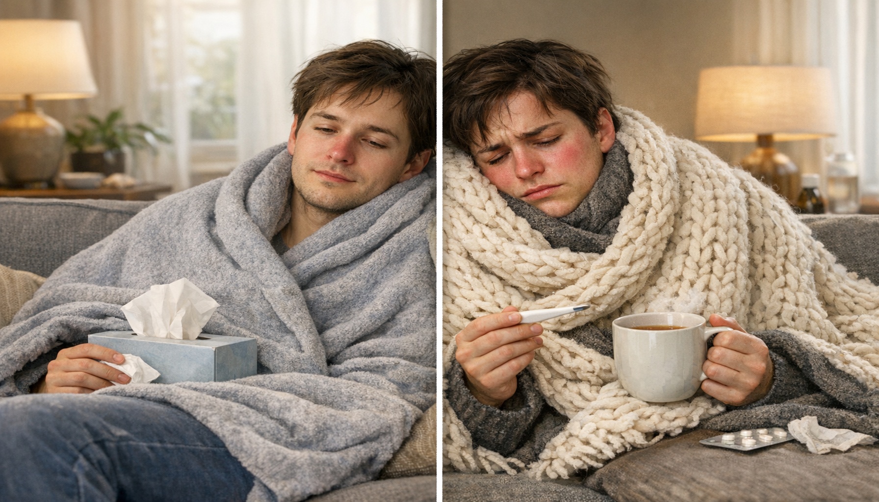 Διαφορά γρίπης και κρυολογήματος: απλά σημάδια για να μην μπερδεύεσαι!